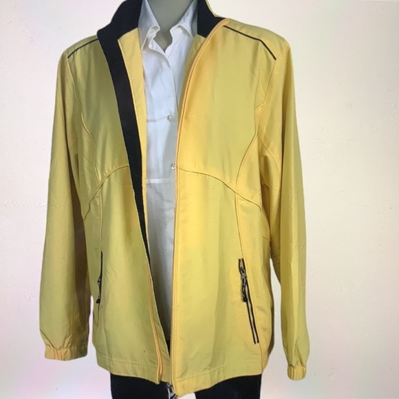 * NEW* Cutter& Buck Yellow Water Repellent Golf Jacket Size XXL - Picture 8 of 9